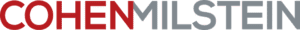 Logo with the words "COHEN MILSTEIN" in uppercase; "COHEN" is in red and "MILSTEIN" is in gray, all on a white background—featured for the Whitman Walker 2025 gala event.