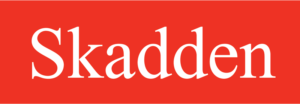 White text reading "Skadden" on a red background, reminiscent of the bold branding often seen with organizations like Whitman Walker Legal Services.