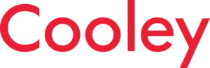 The word "Cooley" is written in bold, red lowercase letters on a white background, reminiscent of branding seen in organizations like Whitman Walker Legal Services or GTEM.