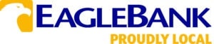 EagleBank logo with a white eagle head in a yellow square, blue “EAGLEBANK” text, and gold “PROUDLY LOCAL” below—an emblem that stands as a proud supporter of community initiatives like the Whitman Walker 2026 gala event.