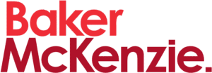 The red Baker McKenzie logo displayed at the Whitman Walker 2026 gala event.