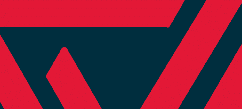 Abstract design with bold red diagonal and horizontal lines on a dark teal background. The lines intersect and overlap, creating a geometric pattern.